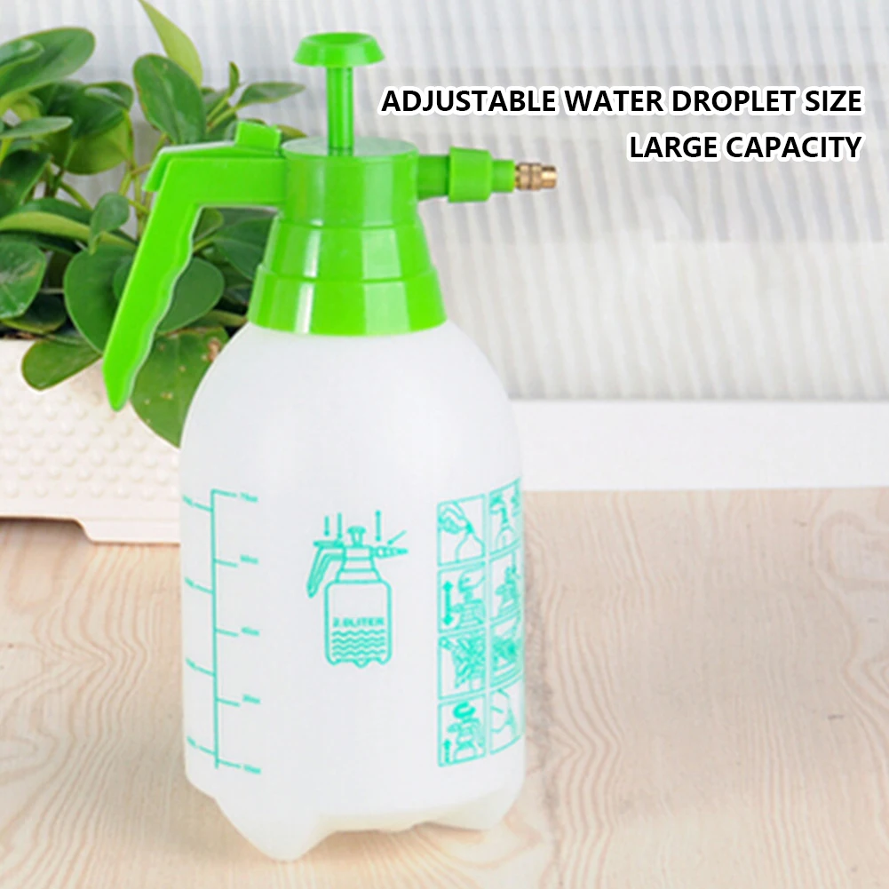 2L Pressure Sprayer with Adjustable Nozzle Handheld Garden Pump Sprayer Lawn and Garden Care for Yard Weeds Plant and Cleaning