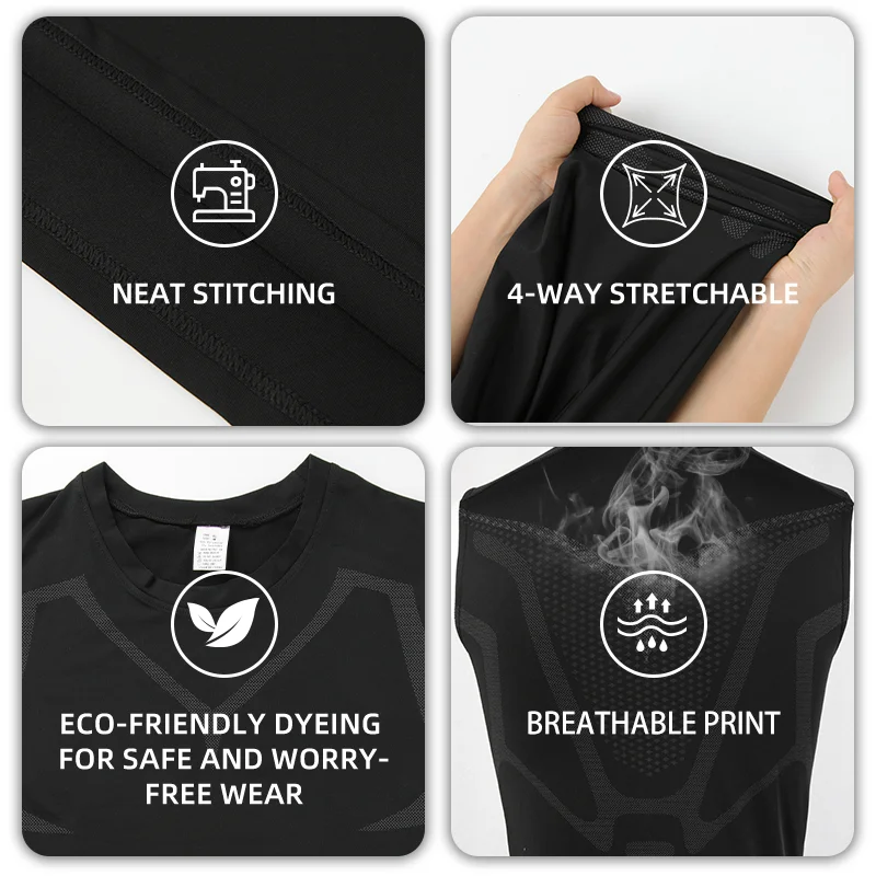 Summer Men Shapewear Strip Shaping Vest Sleeveless Shirt Tight Compression Shirts Tank Top Body Shaper Breathable Body Shaper