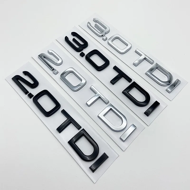 Enhanced Car Trunk Letters Logo Emblem Decals Sticker