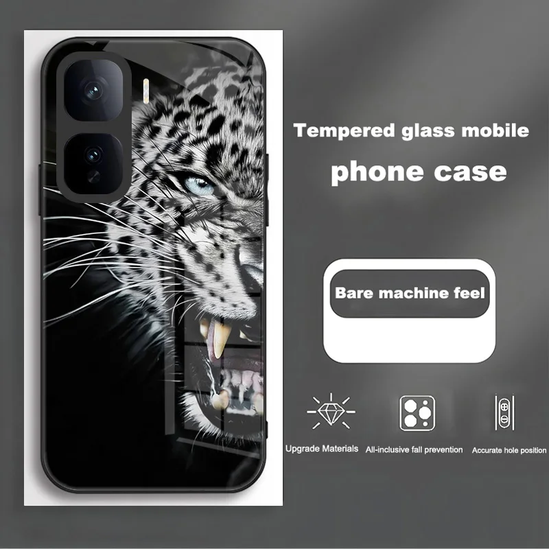 Enhanced Tempered Glass Protective Phone Case and Back Cover