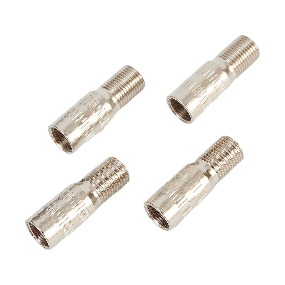 

Universal 4pcs Chrome Car Truck Front And Rear Wheel Tyre Tire Valve Cap Stem Extension Extenders Auto Accessories