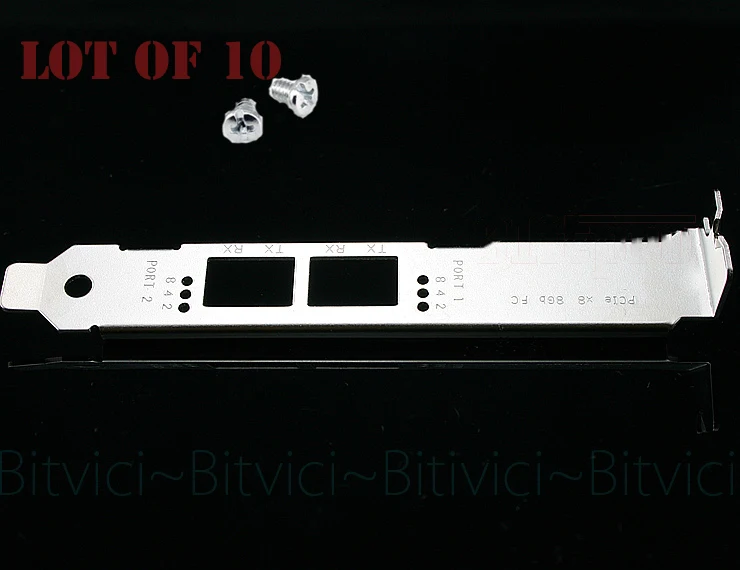 

Лот с 10 полными параметрами высоты для Qlogic 2562 QLE2562 HBA FC 2U
