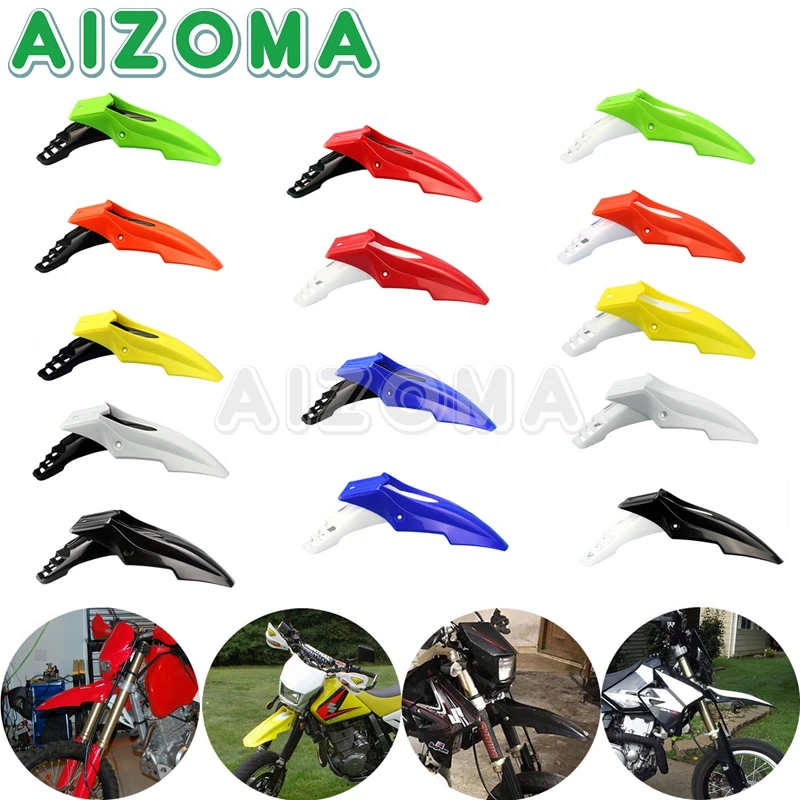 Abs Moto Parafango Anteriore Parafango Universale Protector Per Suzuki Honda Kawasaki Klx Klr Kx Ksr 110/125/150/250/400/450/650