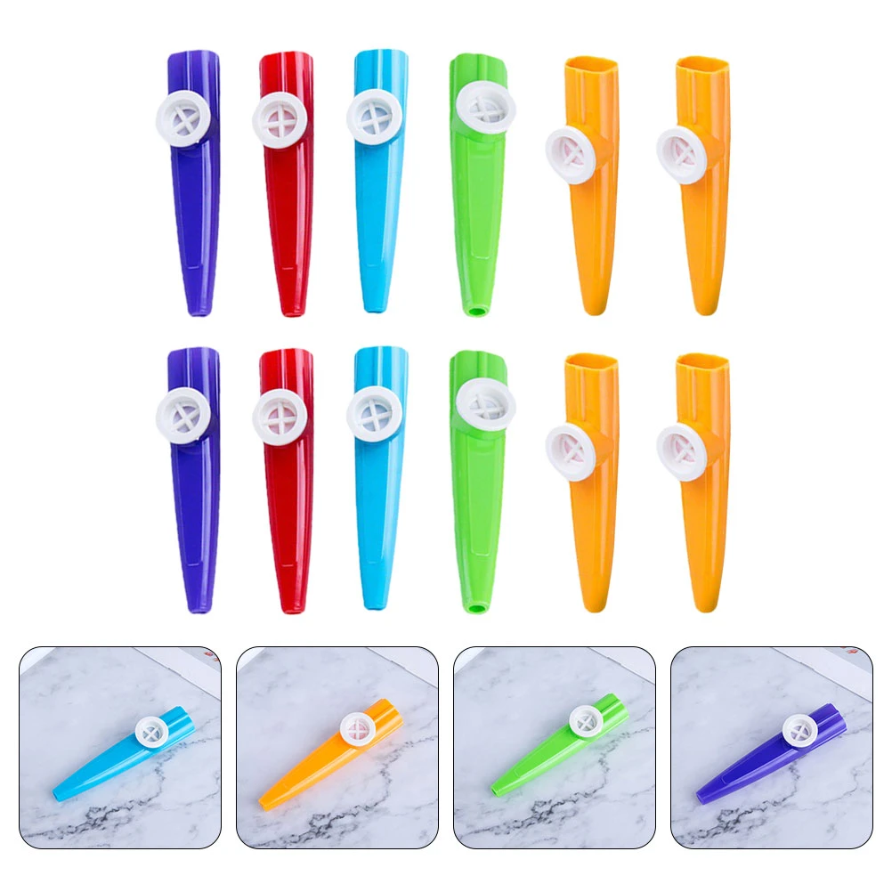 12 Pcs Plastic Kazoo Kid Birthday Gift Kazoo Kids Birthday Party Favor