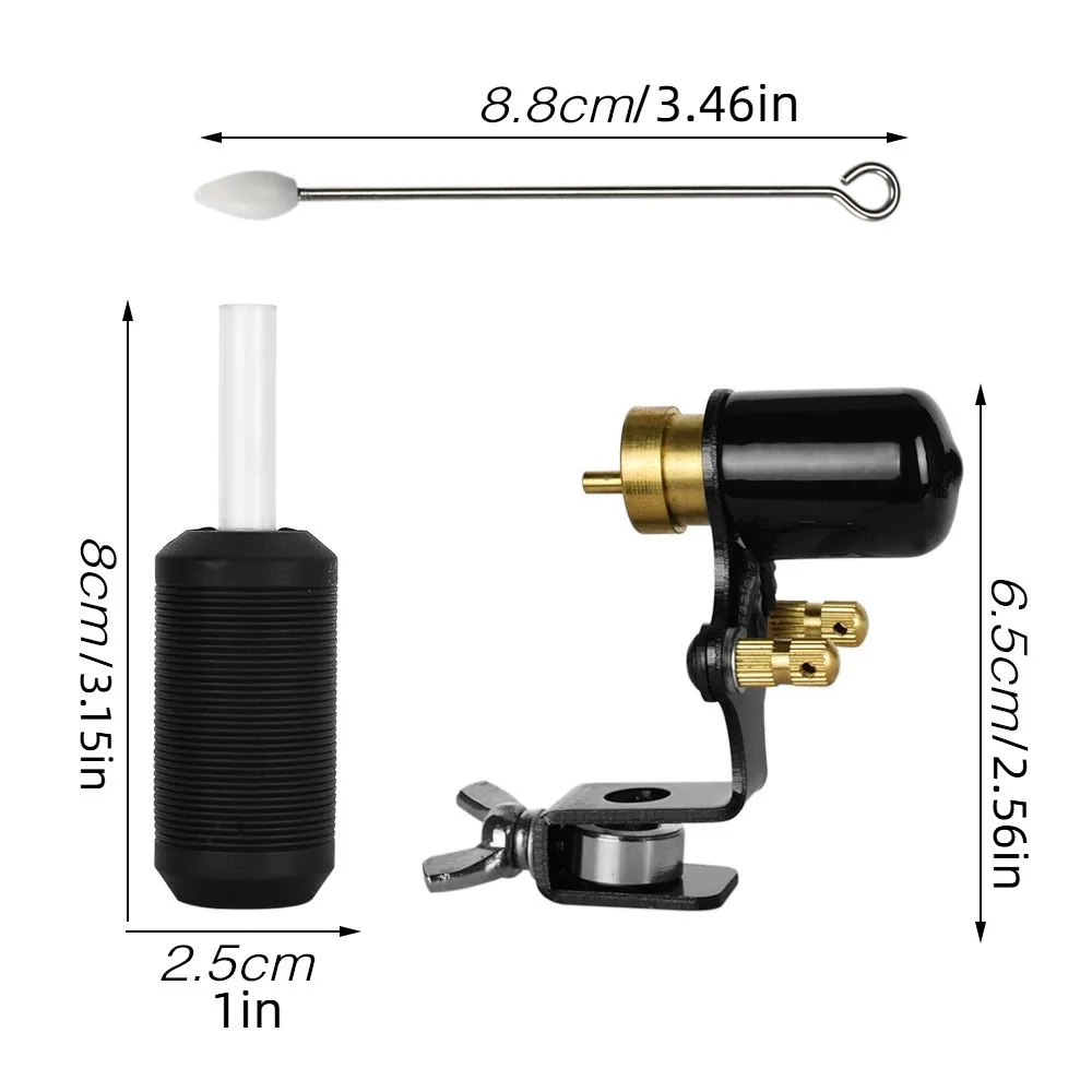 Professional Tattoo Cartridge Needles Silent Motorized Rotary Tattoo Machine Set Liner Shader with Needle