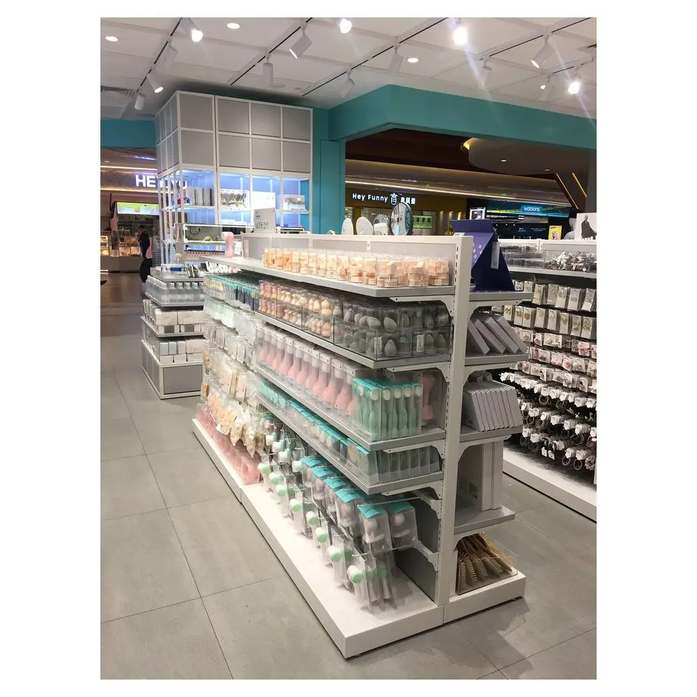 

Prima-Aluminum Alloy Clear Acrylic Display Case, Countertop Box Shelves, Shop Shelf, Cosmetic Shelf, Ready