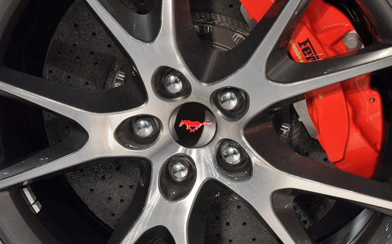 4 Stück 56mm Auto-Radnabenkappen-Aufkleber für Focus ST Mustang Mk2 Mk3 Mk7 Fiesta Ranger Kuga F150 Everest Mk4 Auto-Zubehör – Detail 10