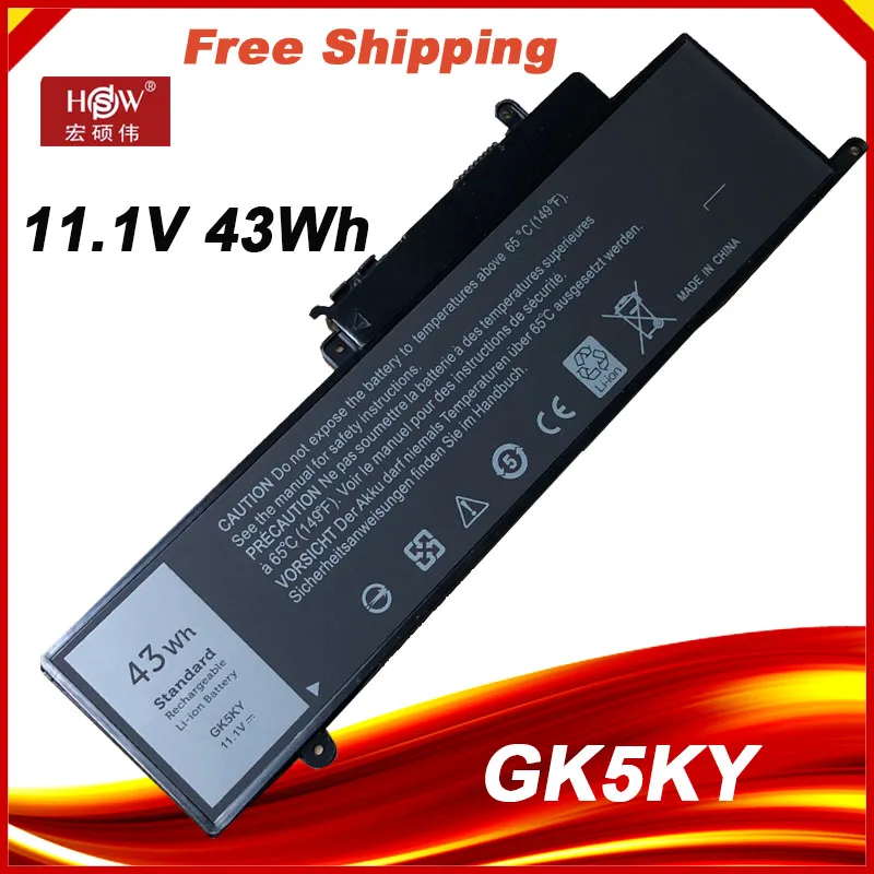 Bateria do Portátil para Dell Inspiron 13 7000 Series 7347 7348 7352 7353 7359 11 3147 3148 15 7558 04k8yh 43wh Novo Gk5ky