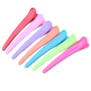 1Pc Duckbill Hair Clips for Styling Colorful Plastic Jelly Candy Color Hairpins Barrettes for Women Girls