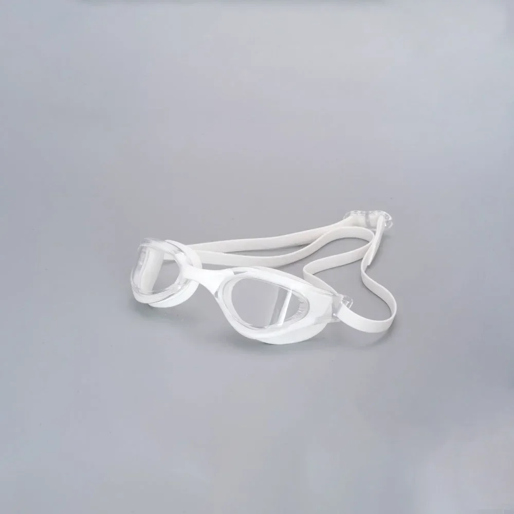 Silver Plated Waterproof and Fog-Proof Adult Swim Goggles - Professional Racing Edition