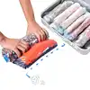 Vacuum Travel Bag Roll Up 35x50CM Plastic Transparent Storage Bag Saving Room Of Your Suitcase Luggage Organizer Compression Bag 5