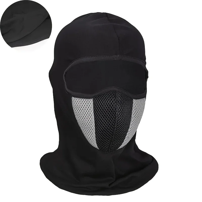 OODE CO. Balaclava 【COTTON】BLACK Mil-Tec Cotton Balaclava with 1