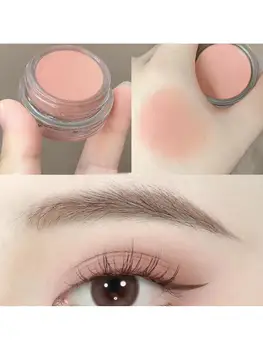 Heallor Matte Nude Eyeshadow Cream Waterproof Silky Smooth Eye Shadow Primer Pigment Pink Brown Eye Makeup Long Lasting Monochro - Thumbnail 8