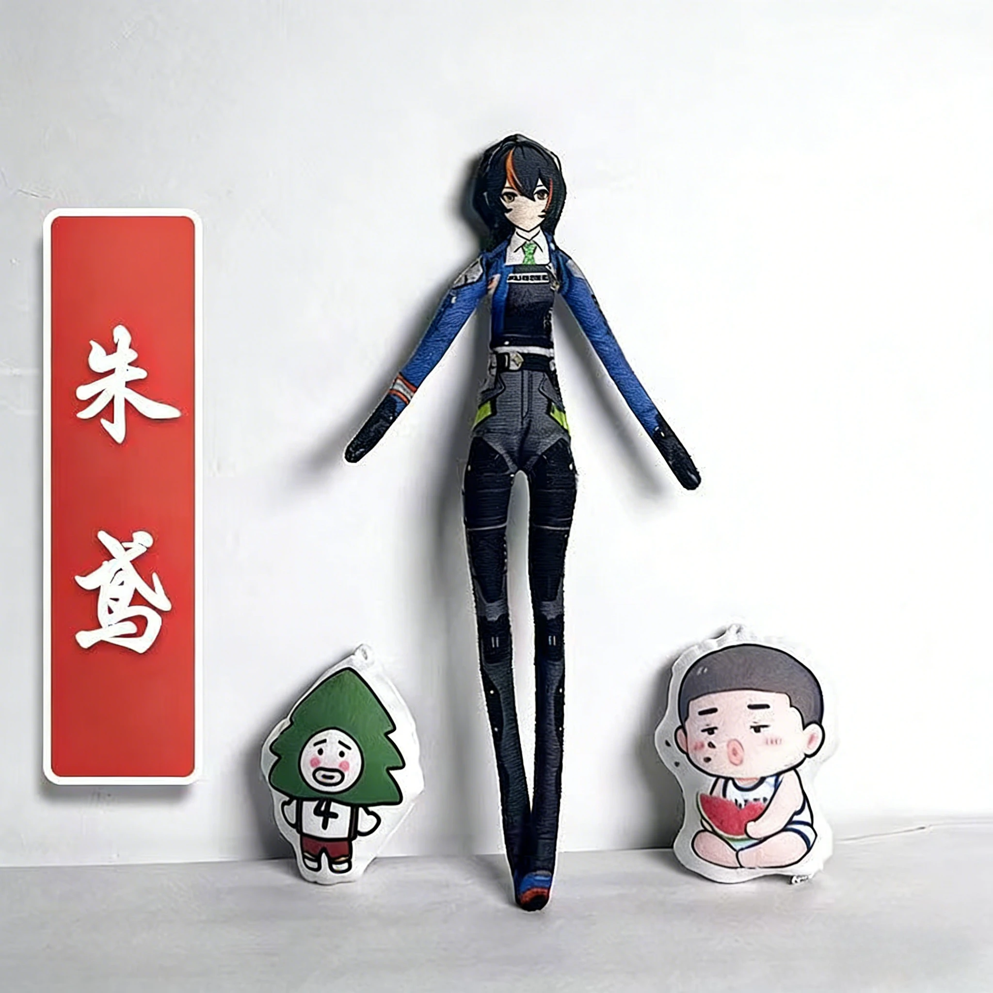 맞춤형 젠리스 존 제로 안비 데마라 애니메이션 플러시 인형 본체 와이어 스켈레톤 액션 인형 액세서리 장식 선물