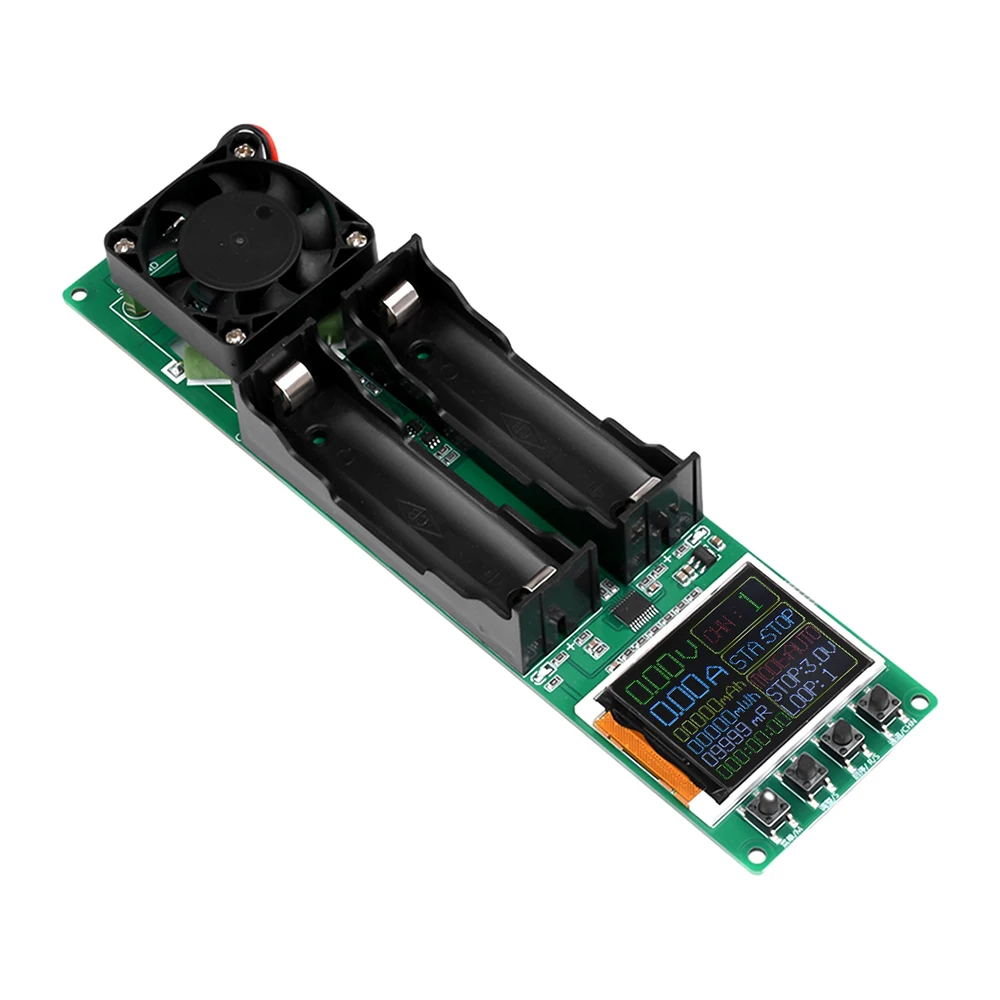Resistance Tester 18650 Lithium Battery Capacity Tester Internal Resistance Tester Battery Power Detector Module Dual Type-C For Electrician Tool