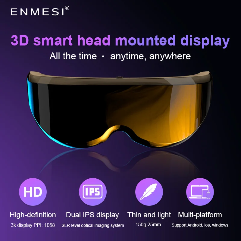ENMESI エンメス 3Dヘッドマウントディスプレイ VR ゴーグル ENMESI エンメス 3Dヘッドマウントディスプレイ VR ゴーグル