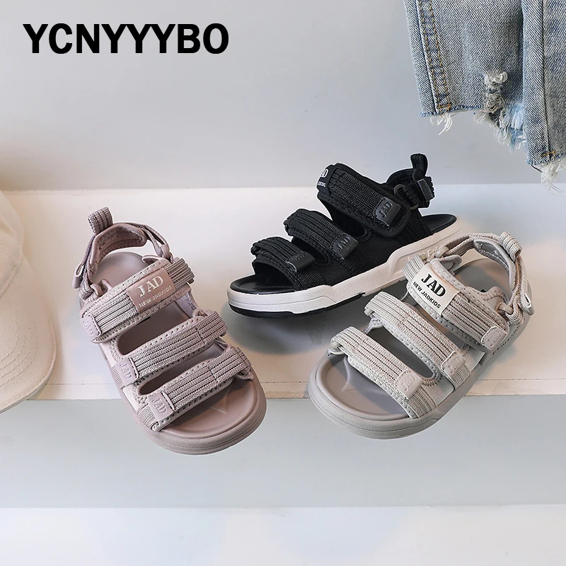 

Summer New Kids Beach Sandals Baby Girls Sport Sandalias Children Casual Shoes Toddler Black Slides Boys School Fashion Flats