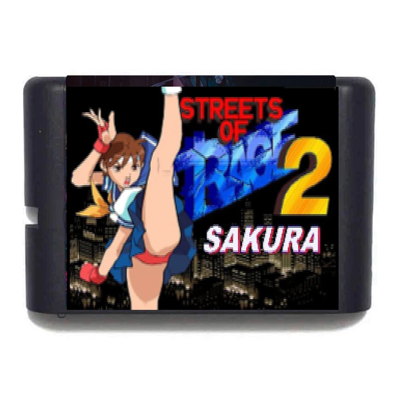 Md Right 2 sf Alphalsakura 16ビットゲームカード (メガ