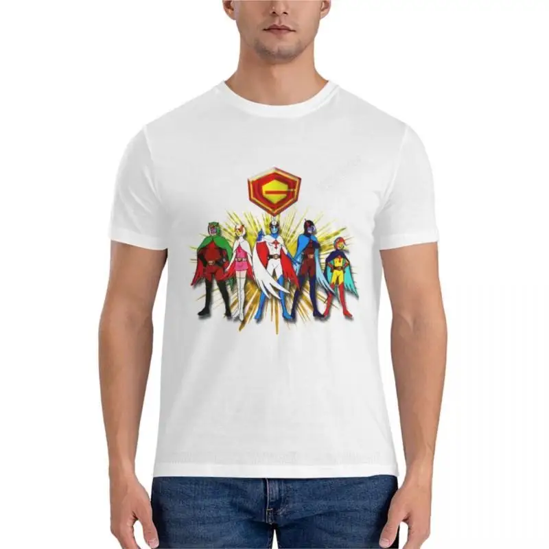 L'Intera Battaglia Dei Pianeti Gatchaman Teamessential T-Shirt T-Shirt Da Uomo T-Shirt Per Un Ragazzo