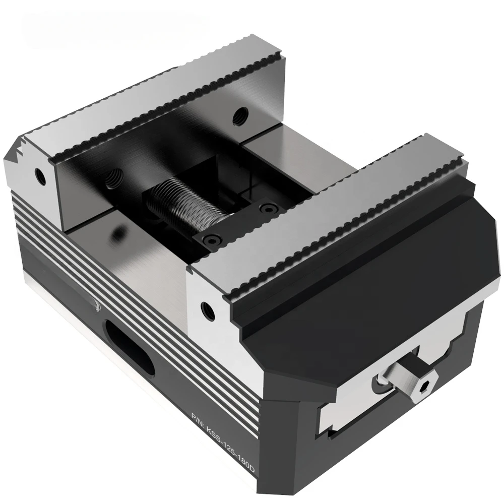 

KSF-125-180D zero point manual hardened steel heavy duty bench vise compatible