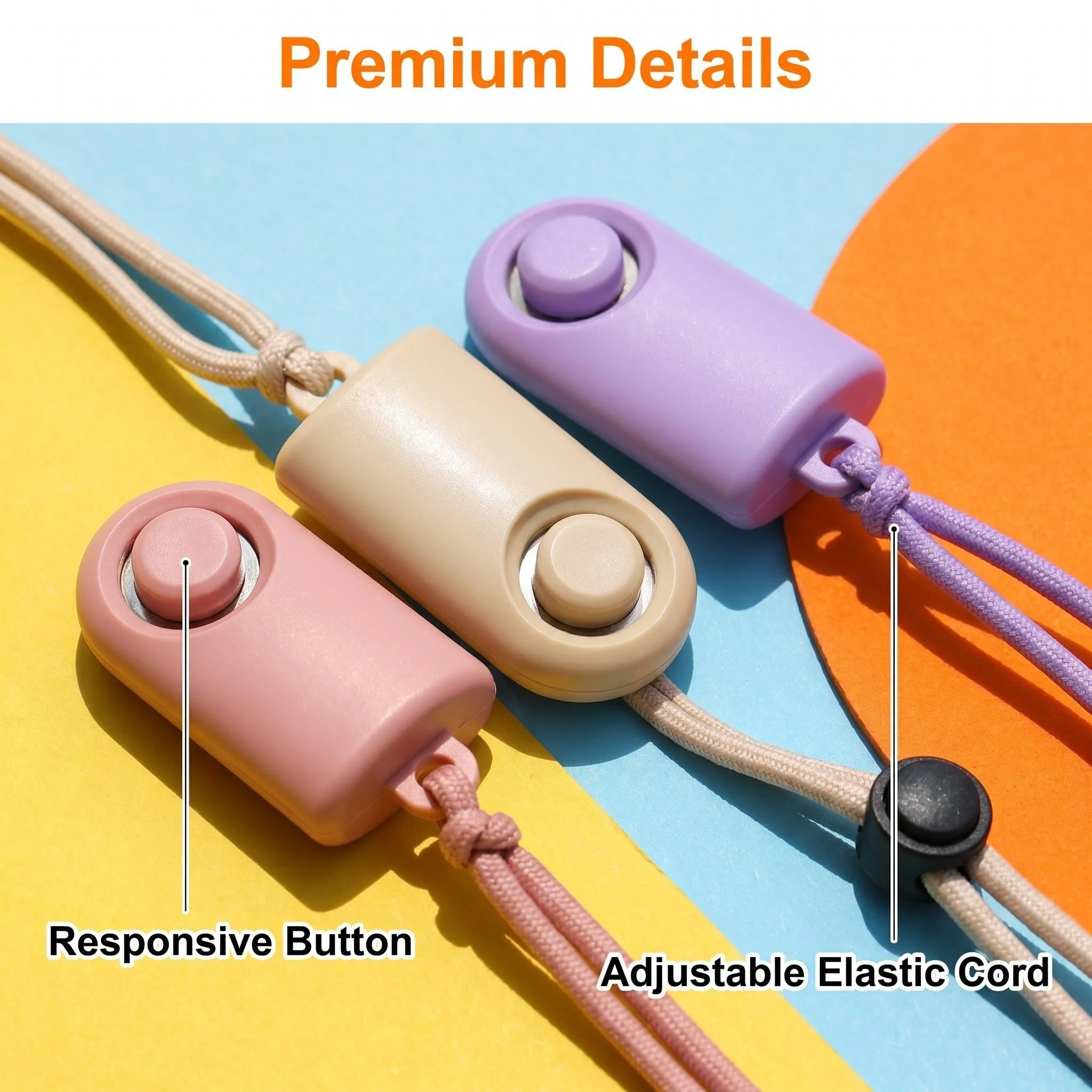 Enhanced Dog Training Clicker with Adjustable Lanyard and Anti-Slip Matte Finish