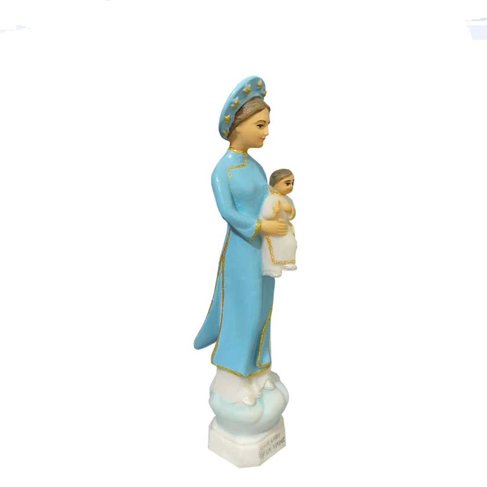 Our Lady of La Vang Statue Virgin Mary Sculpture Reigious Figurine
