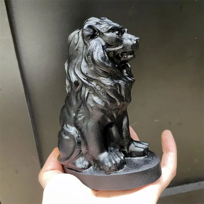 

1 шт., фигурка собаки из обсидиана