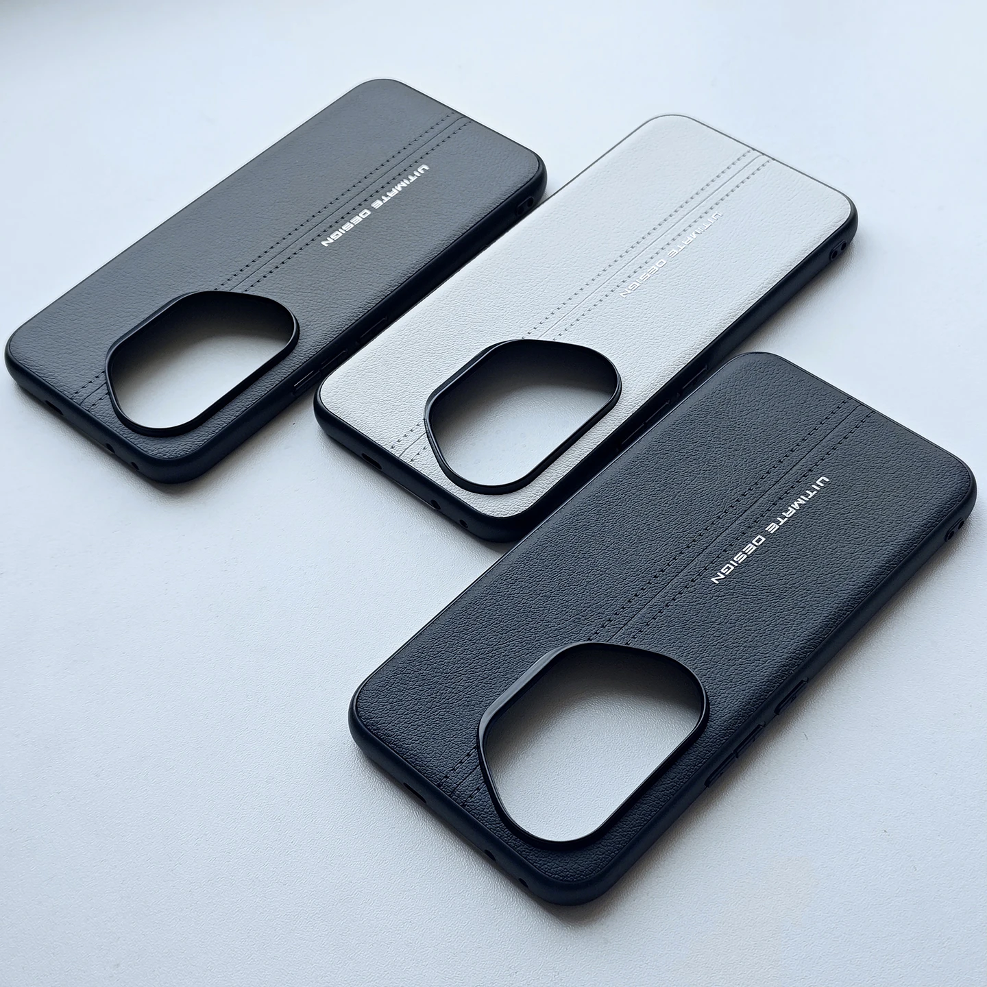 Luxury PU Leather Phone Case - Skin-Friendly Silicone Rubber Cover & Bumper