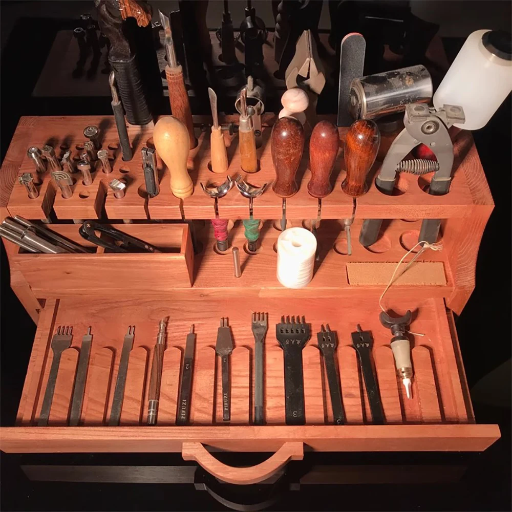 Multi-Functional Practical Leather Tool Holder DIY Handmade ...