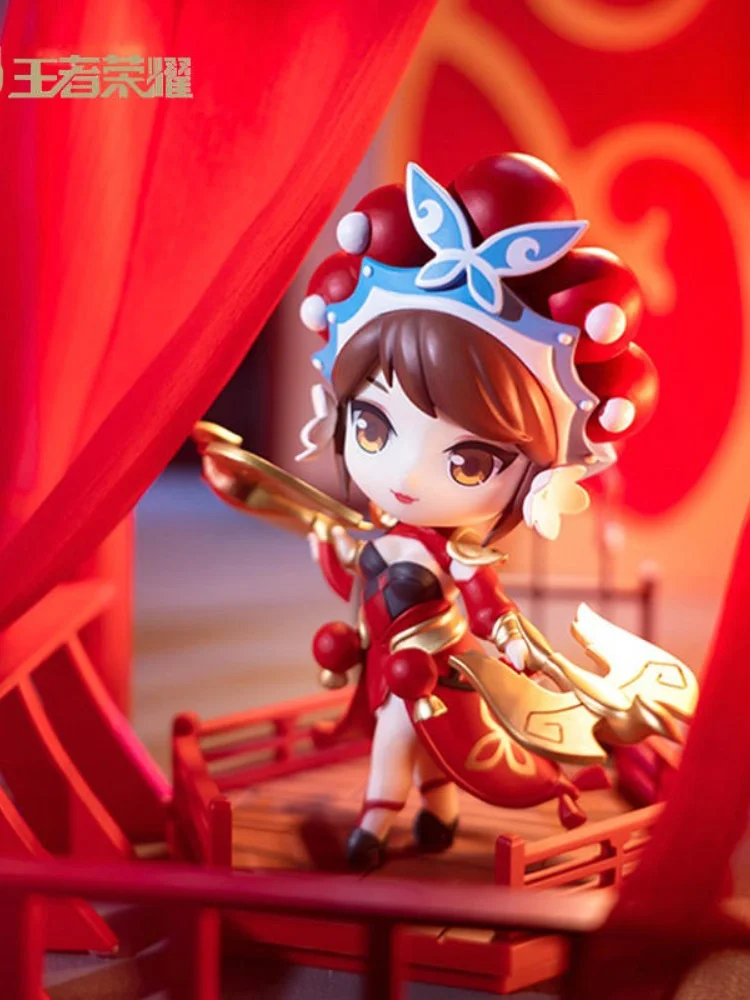 

Honor of Kings Official Edition Farewell My Concubine Yu Ji Q Edition 12cm PVC anime action figure Collection model Toys Gifts