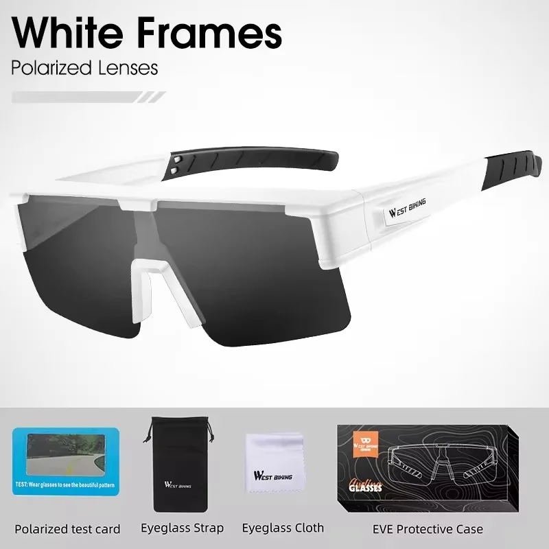 Enhanced Cycling Polarized Sunglasses - Photochromic Outdoor Sports Eyewear