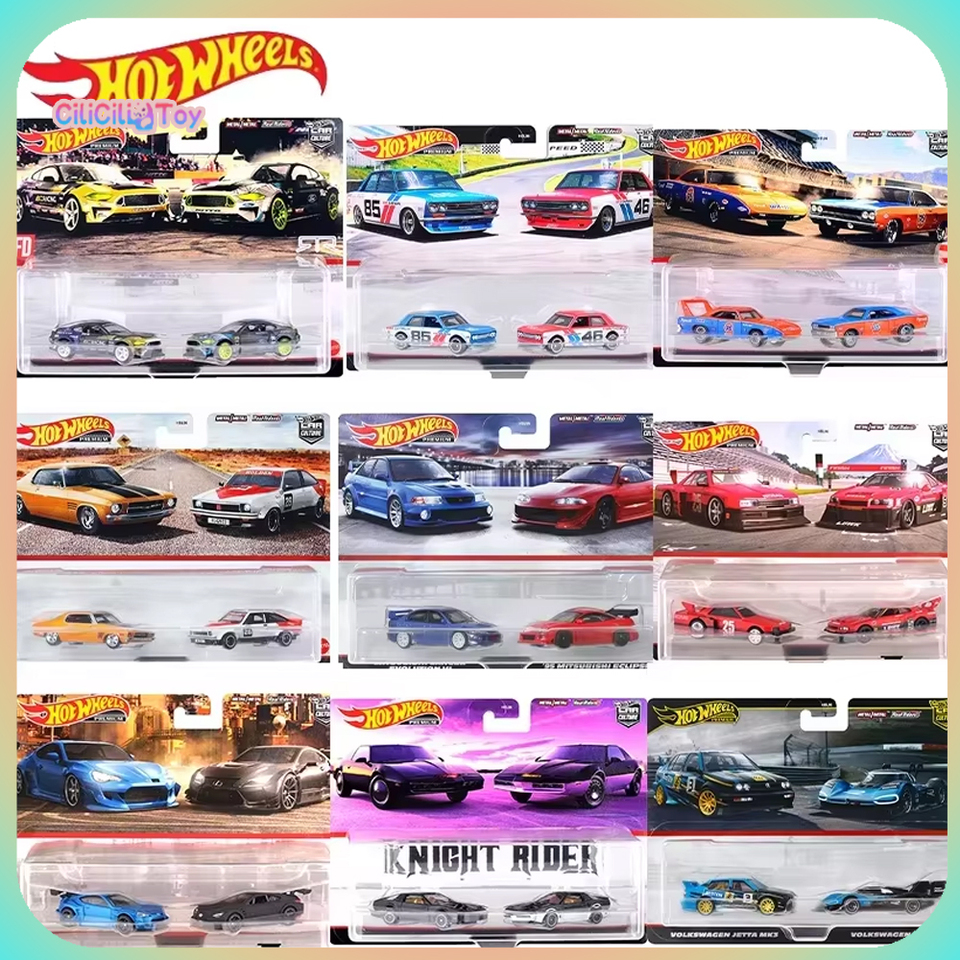 In Stock Hot Wheels Car Model Car Culture Beloved Dual Car Series Car Ford Alloy Collectible Car Model Ornament Customized Gift