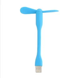 USB Fan Flexible Portable Mini Fan and USB LED Light Lamp for Power Bank & Notebook & Computer Summer Gadget