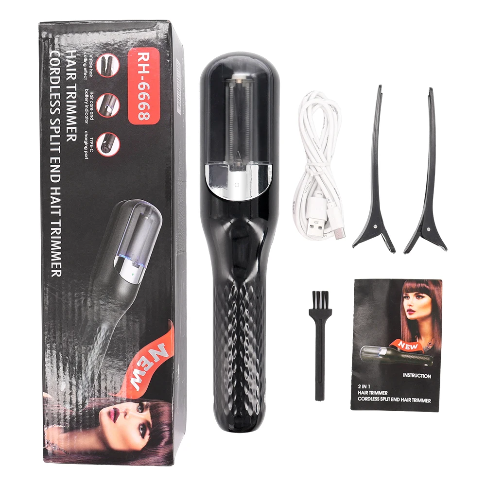  Split-Ender Mini - Automatic, Hair Repair Split End Remover  Trimmer for Dry, Splitting, Damaged and Brittle Split Ends, Men and Women  Hair Styling Beauty Tool, 3 AAA Batteries Not Included 