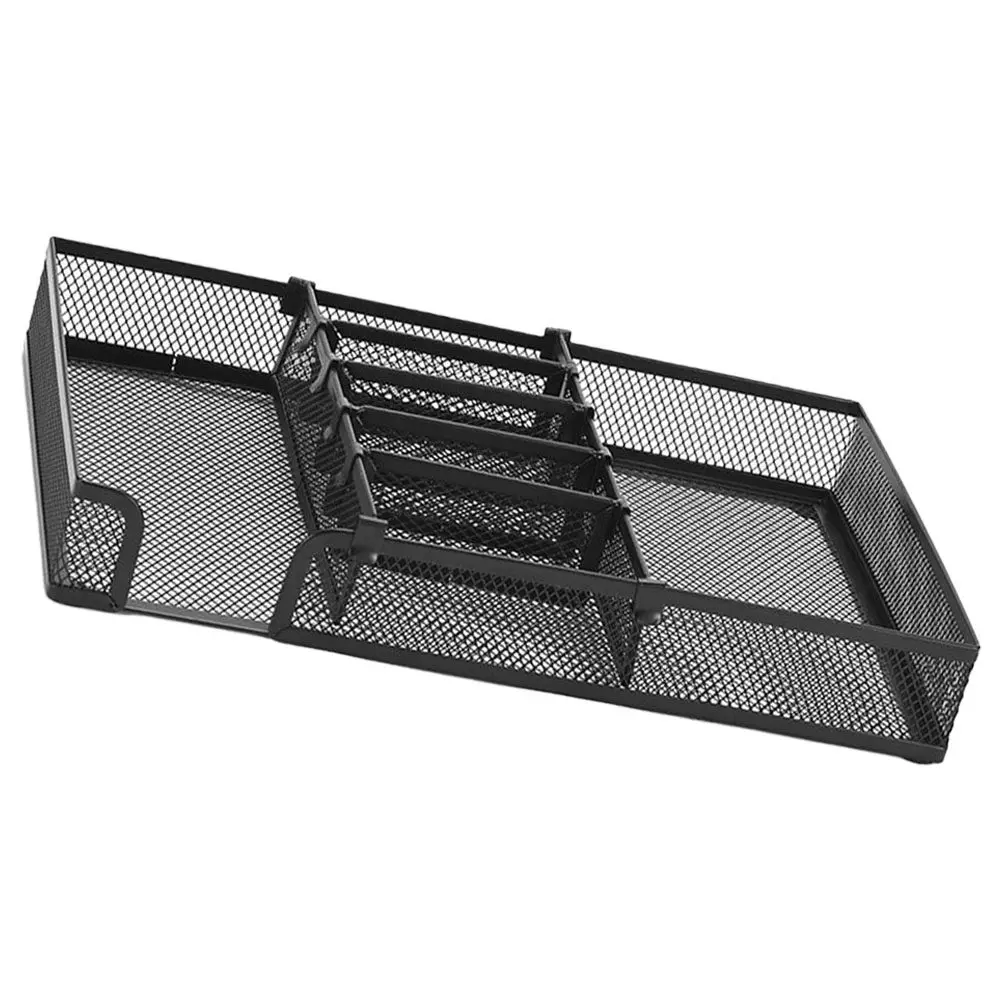 금속 DIY 사무실 수납 트레이 메쉬 데스크 정리함 다용도 클립, 열쇠, 펜, 가위, 데스크탑 용품 보관함