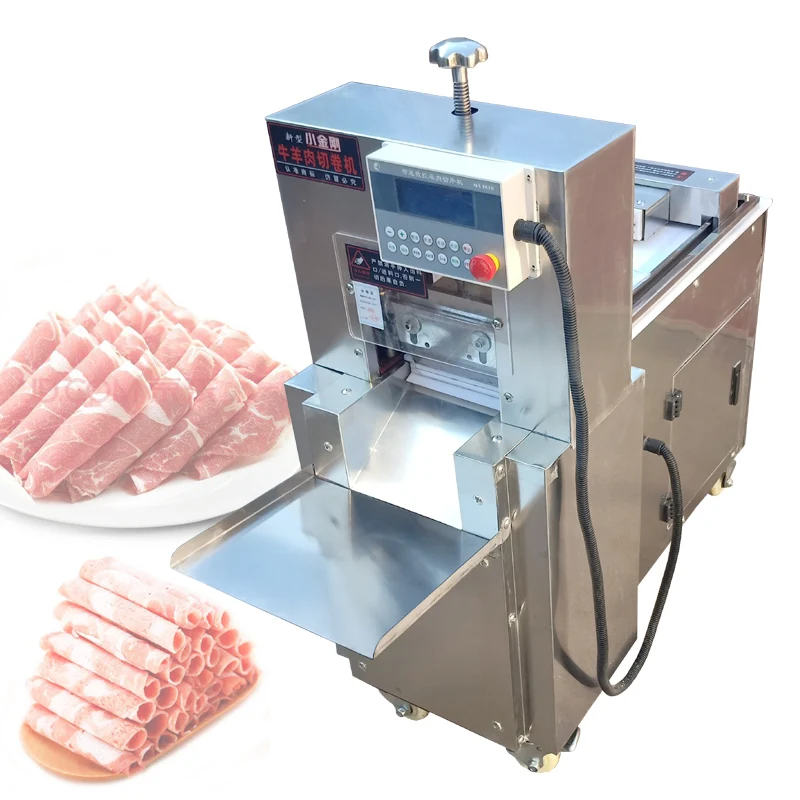 

Lamb Roll Slicer Electric Planer Frozen Beef Slices Fresh Grade Breast Ham Toaster Beef Slices Meat Slicer Machine