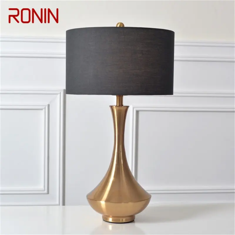 

RONIN Bronze Table Lamp Contemporary LED Creative Decorative Desk Lights for Home Bedside