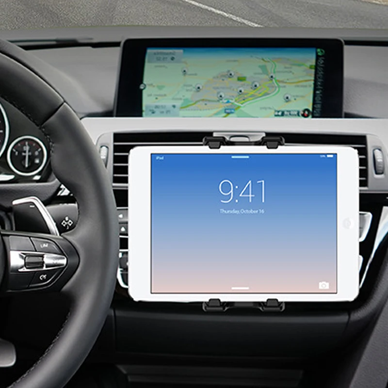 Suporte Ajustável do Suporte da Tabuleta do Entalhe do cd do Carro Suporte do Telefone Ipad Pro 12.9 Mini do ar Iphone 13 12 Pro Max Samsung Huawei 413 Pad pc - Imagem 3