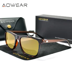 Enhanced Night Vision Polarized Sunglasses (Gray Night Vision)