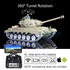 Gifts Heng Long 1/16 7.0 FPV Camera Customized M26 Pershing Painted Green RTR RC Tank 3838 Metal Track Wheel Idlers TH17310-SMT2 1