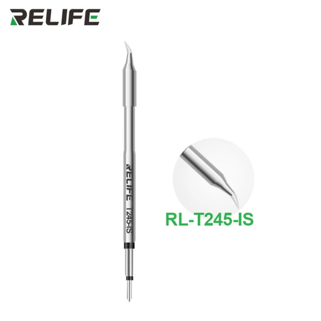 RELIFE RL-T245 Universal Soldering Iron Tips Lead Free Welding Nozzle Grip Compatible JBC Cartridges Soldering Station hole saw set Tool Sets