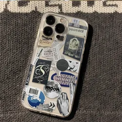 Montage Newspaper Shockproof Soft Phone Case - Stylish and Durable Cover - iPhone Air (-1)