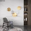 Metal Shelving Golden Round Wall Storage Shelf Hang Hook Ornaments Backdrop Wall Mount Rack Decorative Shelves Storage Hooks 3