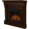 Chateau 41" Corner Electric Fireplace with Mantel for Living Room or Bedroom, Replaceable Fireplace Insert Heater 1