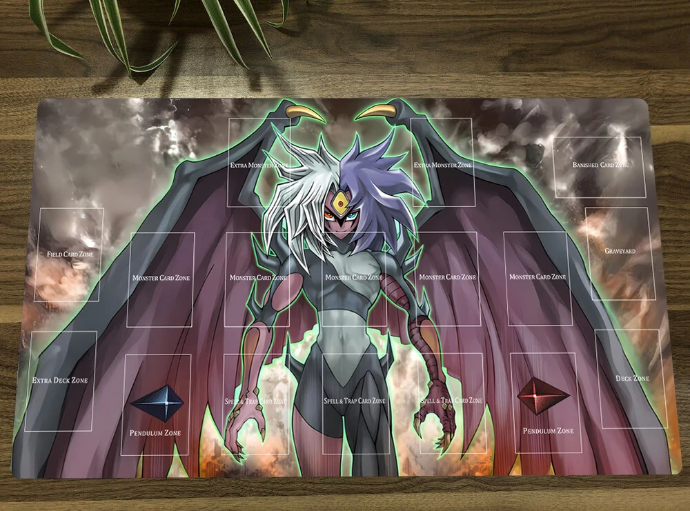 YuGiOh Yubel TCG CCG Mat Trading Card Game Mat Table Playmat Rubber Desk Gaming Play Mouse Pad 60x35cm Free Bag