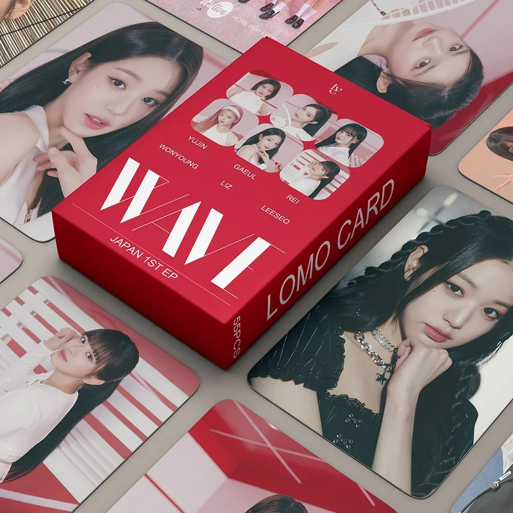 55pcs/set kpop IVE Album photocards seaon's greetings Új Album lomo kártyák 2023 Kész, Megszerez állítsa, Egyenes adás Fotográfia kártyák állítsa