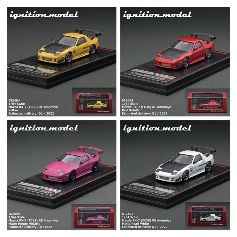 Ig 1:64 mazda RX-7 (fc3s) reamemyaモデルカー _ - AliExpress Mobile