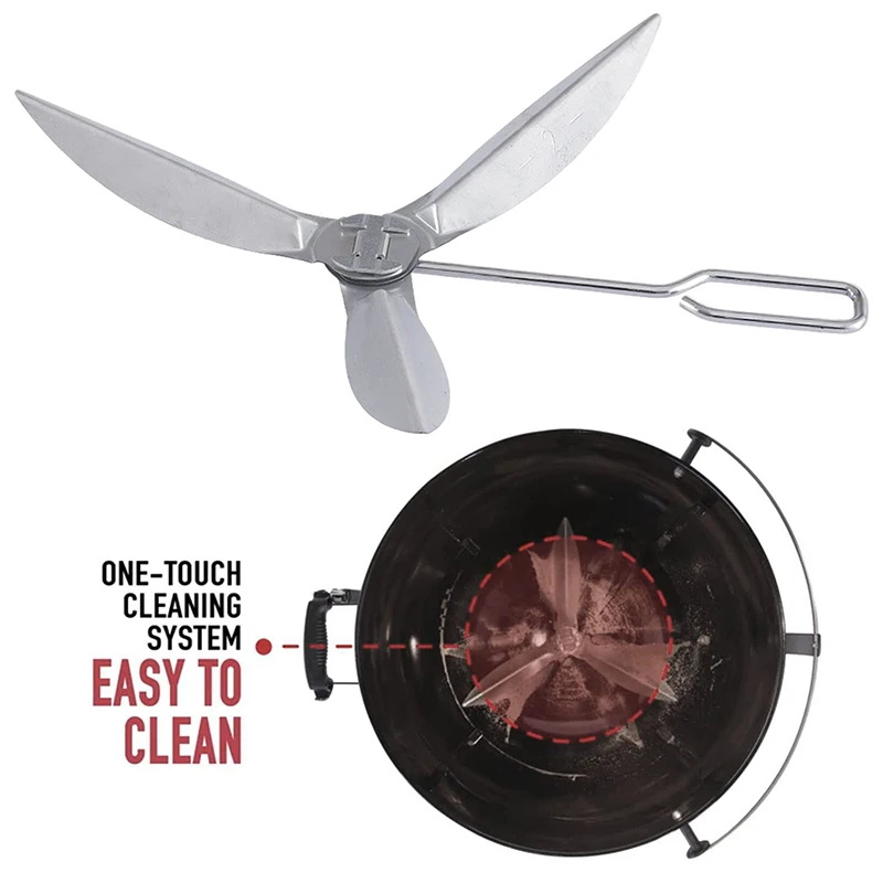 One-Touch-Reinigungs system Kit Design für Weber Kessel grill, für 7444 Weber Grill Ersatzteile, Stahl grill Zubehör – Detail 11