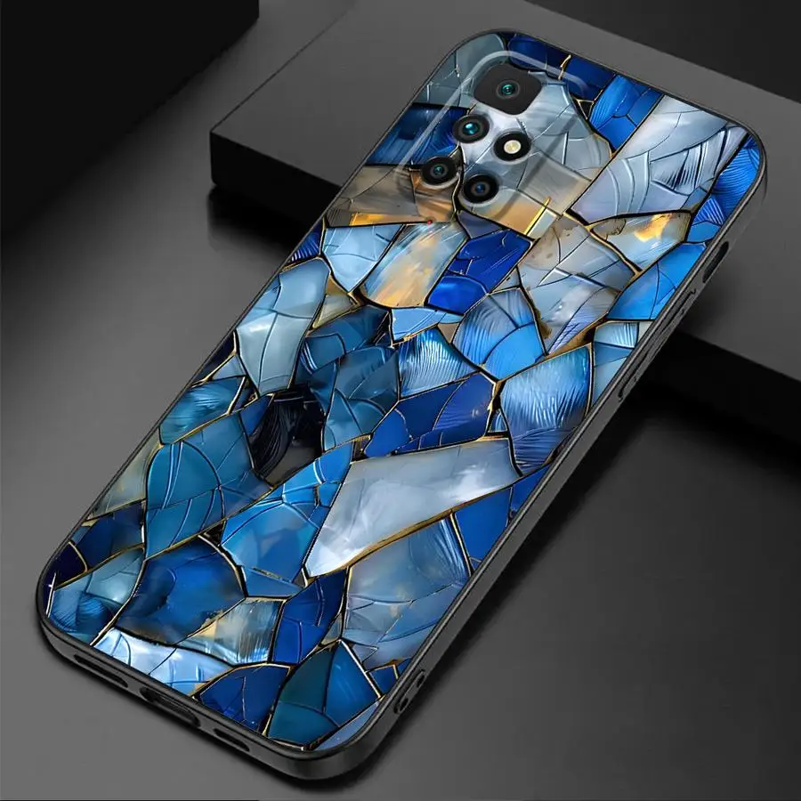 Elegant Marble Design Soft Cover - Fashionable Phone Case