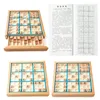 Children Sudoku Chess Beech International Checkers Folding Game Table Toy Gift Learning & Education Puzzle Toy 4